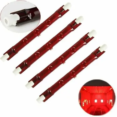 £7.98 • Buy 1/4Pcs 500W Red 118 Mm R7 IR Infrared Halogen Outdoor Parasol Heater Bulb Lamp