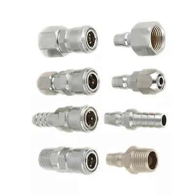 8PCS BSP 1/2 Pneumatic Air-Compressor Hose Quick Coupler Plug Socket Connector • $25.40