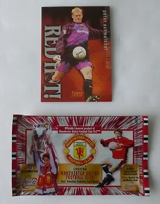 £4.99 • Buy Manchester United Peter Schmeichel Football Card Red Hot 1997 Futera