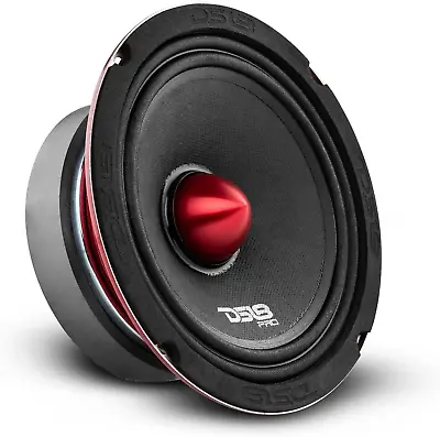 PRO-X6.4BM Loudspeaker - 6.5  Midrange Red Aluminum Bullet 500W Max 25 • $158.61