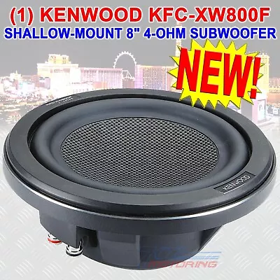 Kenwood Excelon Kfc-xw800f 8  Shallow Component Subwoofer 600 Watts 4-ohm 8-inch • $84.44