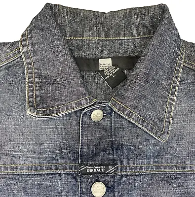 Marithe Francois Girbaud Jean Vest Womens M/L Blue Denim Vintage Classic Jacket • $49.95