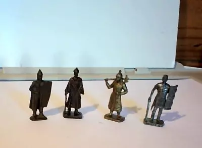 Miniature Die-Cast / Pewter Soldiers From  Roman To Modern X 4 Lot 6 Mongul ?? • $9.79