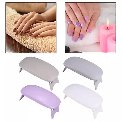 Nail Arm Rest Folding Non Slip Comfortable Arm Rest Nail Table Manicure Hand • £8.11