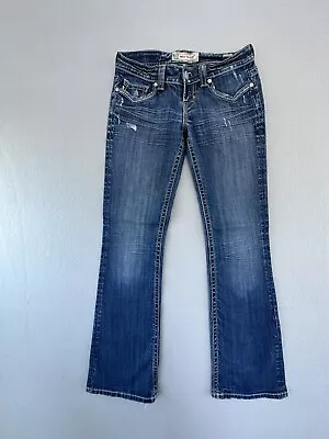 MEK Denim Jeans Womens 26x32 Kingston Bootcut Dark Wash Denim Blue • $9