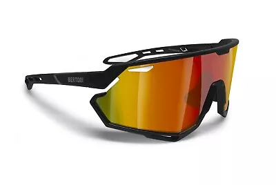 BERTONI Sport Cycling MTB Running Sunglasses Men Women Antifog Wide Lens ALPHA • £82.80
