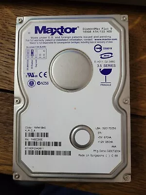 Maxtor DiamondMax Plus 9 160GB SATA 133 Internal 3.5  HDD Hard Disk Drive • £14.99