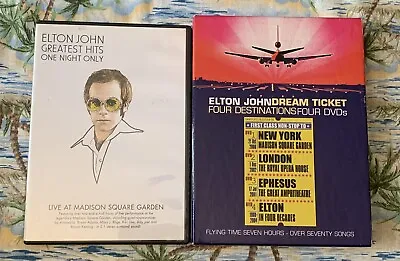 Elton John - Dream Ticket (DVD 2005 4-Disc Set) Elton John Greatest Hits DVD • $30