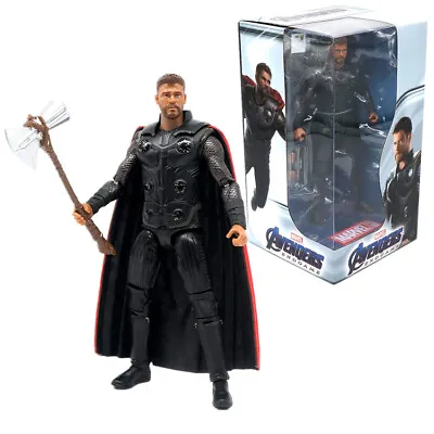 ZD Toys Marvel End Game Thor Avengers Toy 7'' Action Figure Model Doll Display • £24.99