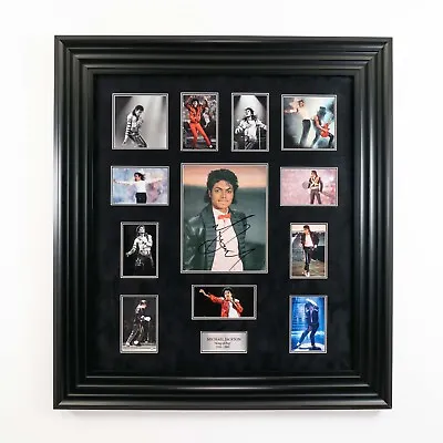 Signed Michael Jackson  King Of Pop  Bespoke Framed Photo Display (60x68cm) • $3157.38