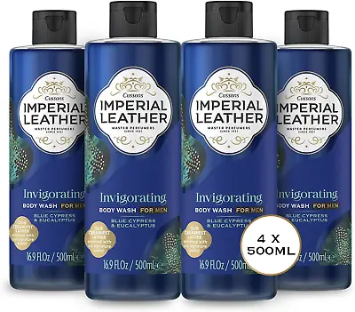 Imperial Leather Invigorating Shower Gel - Blue Cypress & Eucalyptus Fragrance • £11.15