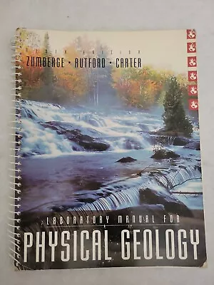 Laboratory Manual For Physical Geology Hardcover James H. Zumberg • $11.90
