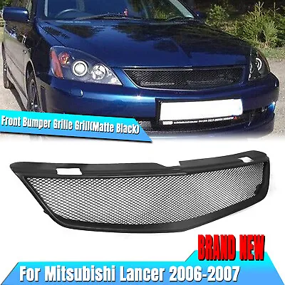 1x Front Bumper Grille Mesh For Mitsubishi Lancer 2006-2007 Matte Fiberglass Sng • $134.57