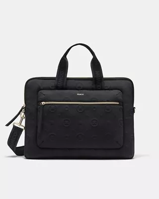 Mimco Flashback Neoprene Laptop Crossbody Bag Black Genuine RRP $229.95 • $159