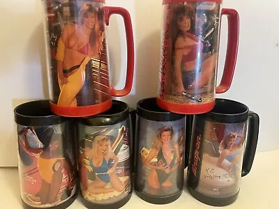 SNAP-ON  TOOLS Vintage Thermo-Serv Tool Girl Plastic Mug 1991 Bikini Calendar • $25