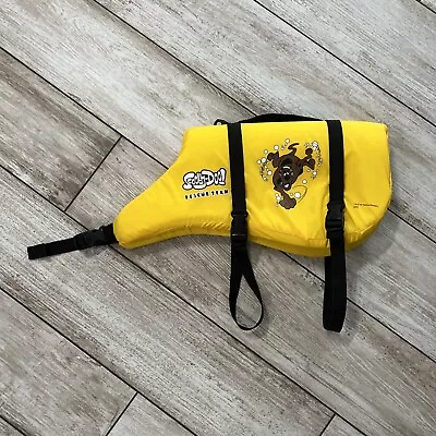Scooby-Doo Rescue Team By Stearns Pet Life Vest Large 40-80lbs Yellow • $14.88