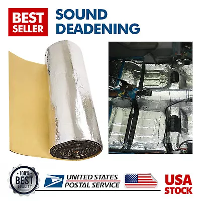 80  X 40  Car Heat Shield Sound Deadener Insulation Thermal Noise Proofing Mat • $30.99