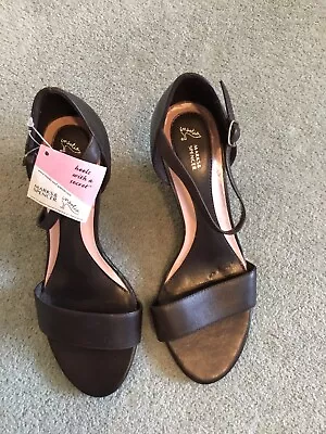 Brand New Marks & Spencer Leather Upper Wedge Shoes • £9