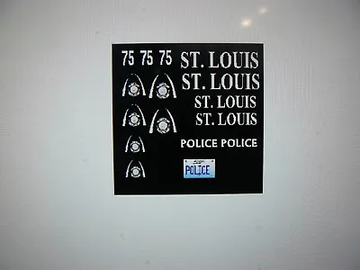 St Louis Missouri Police Harley Decals 1:18 • $13