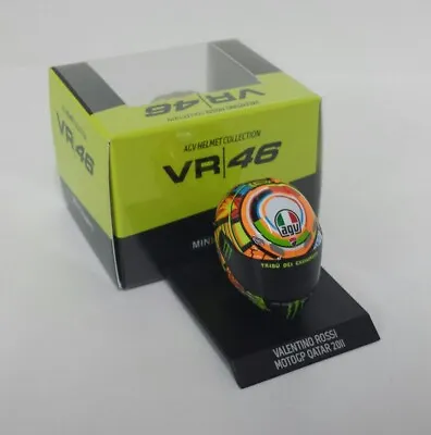 MINICHAMPS Valentino Rossi Model Helmet 1/10 Moto Gp Qatar 2011 Modeling • $30.62