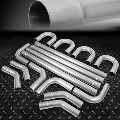 16Pcs 2.5 OD DIY Custom Exhaust Tubing Mandrel Bend Pipe Straight & U-Bend Kit • $142.88