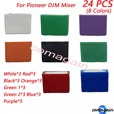 24PCS For Pioneer DJM Mixer DJ Slider Fader Cross Fader Knob Caps (8 Colors) • $19.42