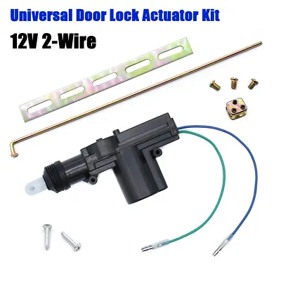 Universal Car 2 Wires 12V Auto Motor Heavy Duty Power Door Lock Unlock Actuator  • £6.29