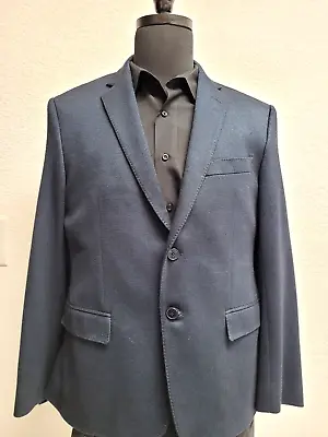 Versace Collection Blazer (40R) Teal Blue Extra Soft Cotton • $50