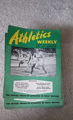 £14.99 • Buy Athletics Weekly Magazines 1962 One Issue Missing