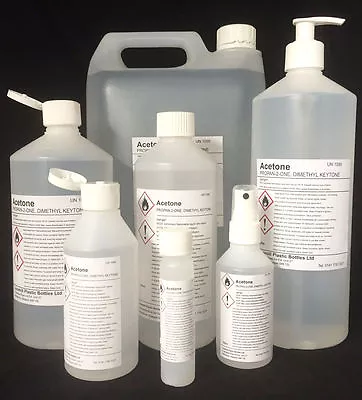 £7.99 • Buy ACETONE 99.5% PURE HIGH STRENGTH NAIL GEL POLISH REMOVER 35ml To 5 Litre (L)