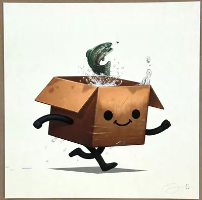 Boxo Iii (fish) Art Print By Mike Mitchell S/n #57/125 *sold Out* • $40