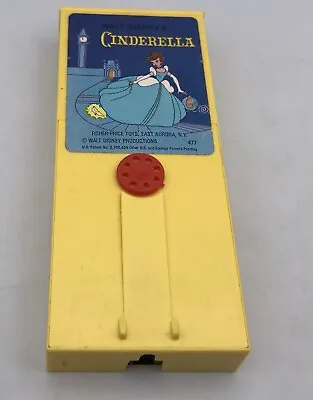 Vintage Fisher Price Movie Viewer Movie Disney 477 CINDERELLA Rare! • $39.99