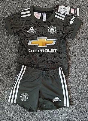 Manchester United Away Baby Kit 2020/21 (Shirt & Shorts ) 6 - 9 Months Baby • £12.99