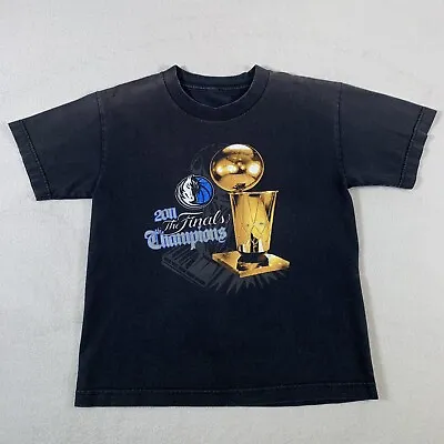 Dallas Mavericks 2011 Championship Shirt Adult Small Black NBA Finals Mens U40 • $10.46