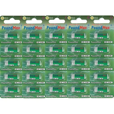 25 X PoundMax 910A LR1 N Type MN9100 1.5V Alkaline Batteries  • £7.99