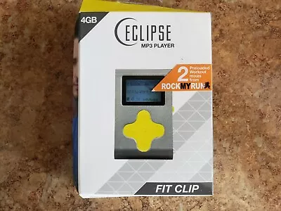 Eclipse Fit Clip MP3 Media Player 180g2 4GB OPEN BOX • $24.99