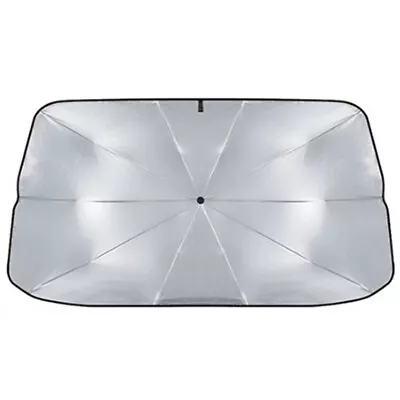 Car Front Window Sun Shade Windshield Cover Visors Foldable Umbrella Bent Handle • $27.80