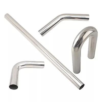 2-4''Stainless Steel Industrial Pipes Exhaust Tube Pipe Straight/45/90/180°-2PCS • $54.99