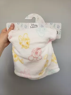 Disney Mickey Mouse & Friends Soft Baby Boy Girl Blanket Gift Primark Pastel • £16