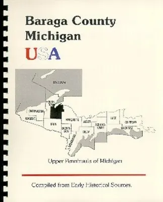 MI Baraga County Michigan History RP: L'Anse Slate Quarries~1883~Pequaming • $13.08