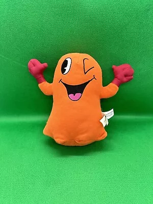Vintage Pac-Man Orange Ghost Clyde 7  Plush  Namco Toy Factory • $17