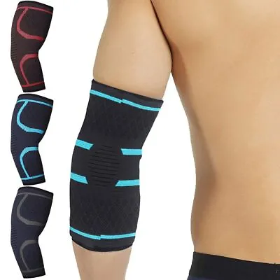 Volleyball Football Breathable Elbow Brace Elbow Pads Arm Sleeve Arm Support • $3.97