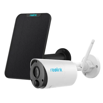 Reolink Solar Battery Security Camera 1080P WiFi PIR Two Way Audio Argus Eco • $54.99