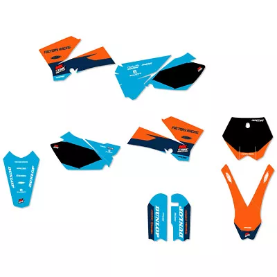 Ninetwo Decals KTM 85SX 03-12 Blue Orange W/ Black BGS Graphics Kit • $189.95