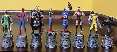 Eaglemoss Marvel Chess Collection Complete + 1 Special Hulk & She Hulk • $1250