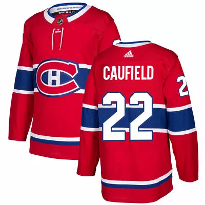 Men's Montreal Canadiens Cole Caufield Home Adidas Red Player Hockey Jersey  • $195.55