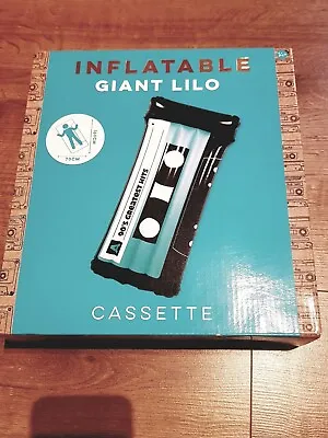 Inflatable Giant Cassette Lilo 160*70 Cm  BNWB • £45