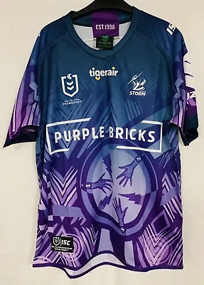 £27.99 • Buy Melbourne Storm Indigenous Shirt Jersey XL 2019 ‘Very Good Condition’