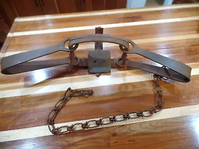 Antique Sargent & Co No. 3 Wolf Trap With Chain • $65