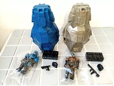 Mega Bloks Halo Drop Pod Metallic Copper And Blue ODST Figure • $59.43